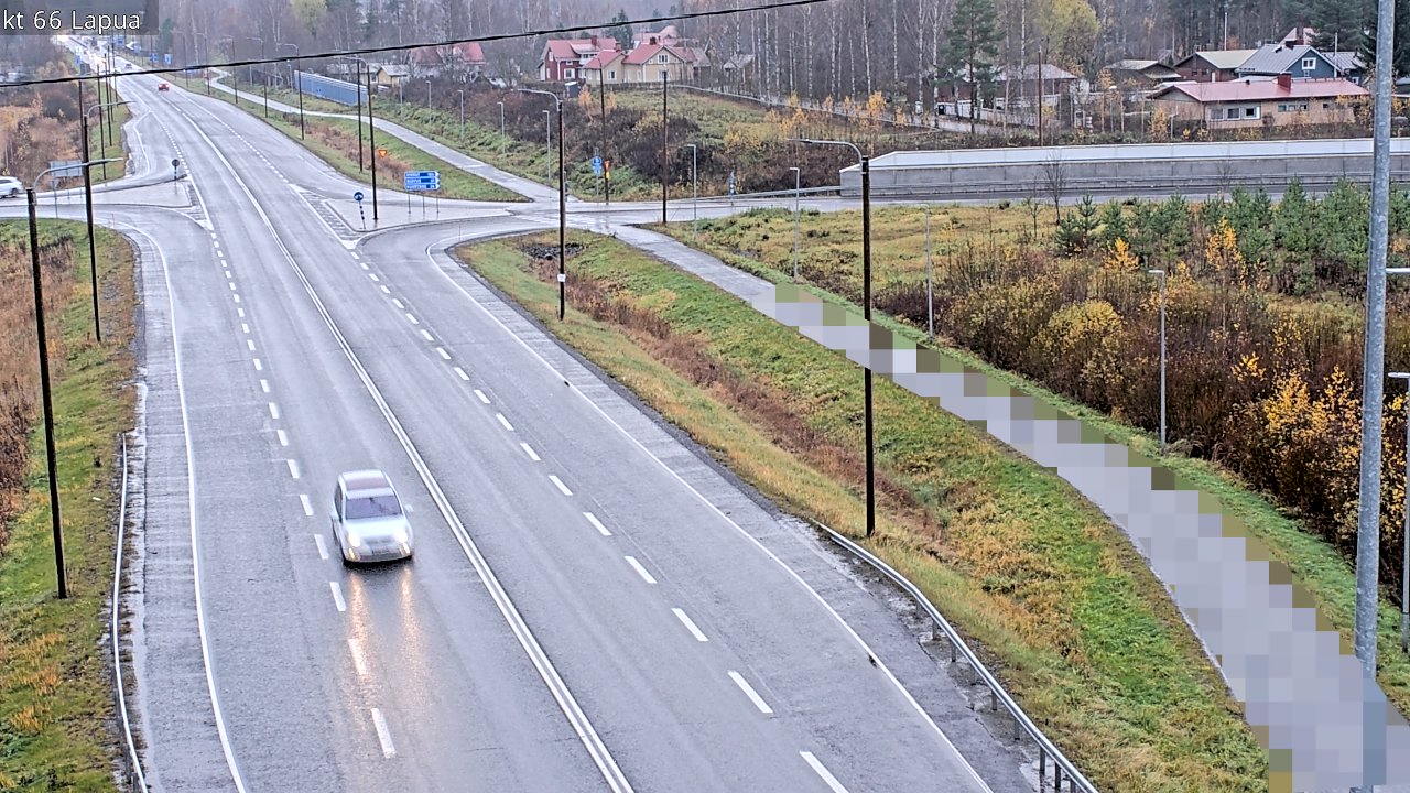 Weather Camera Image Väg 66 Lappo, Lapua, Etelä-Pohjanmaa