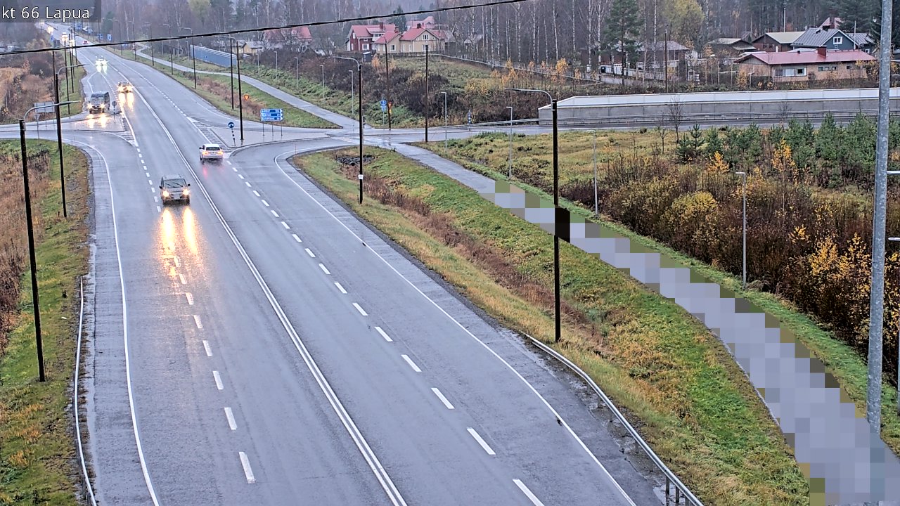Weather Camera Image Väg 66 Lappo, Lapua, Etelä-Pohjanmaa