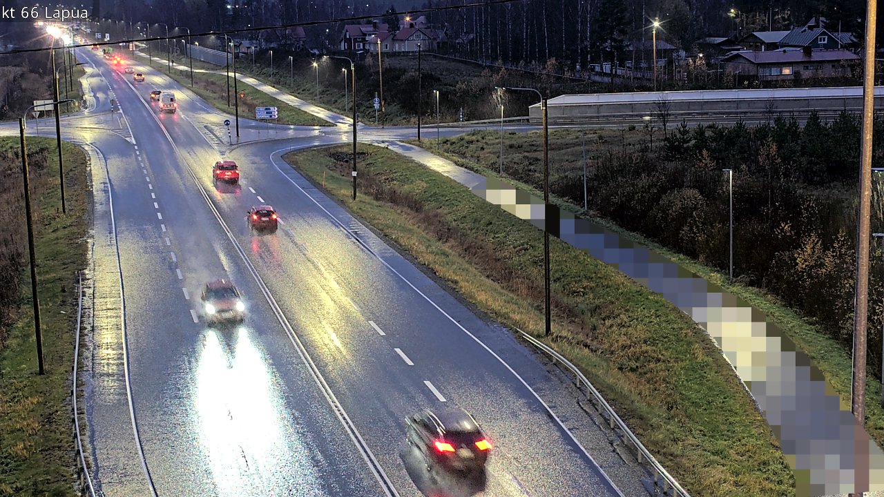 Weather Camera Image Väg 66 Lappo, Lapua, Etelä-Pohjanmaa