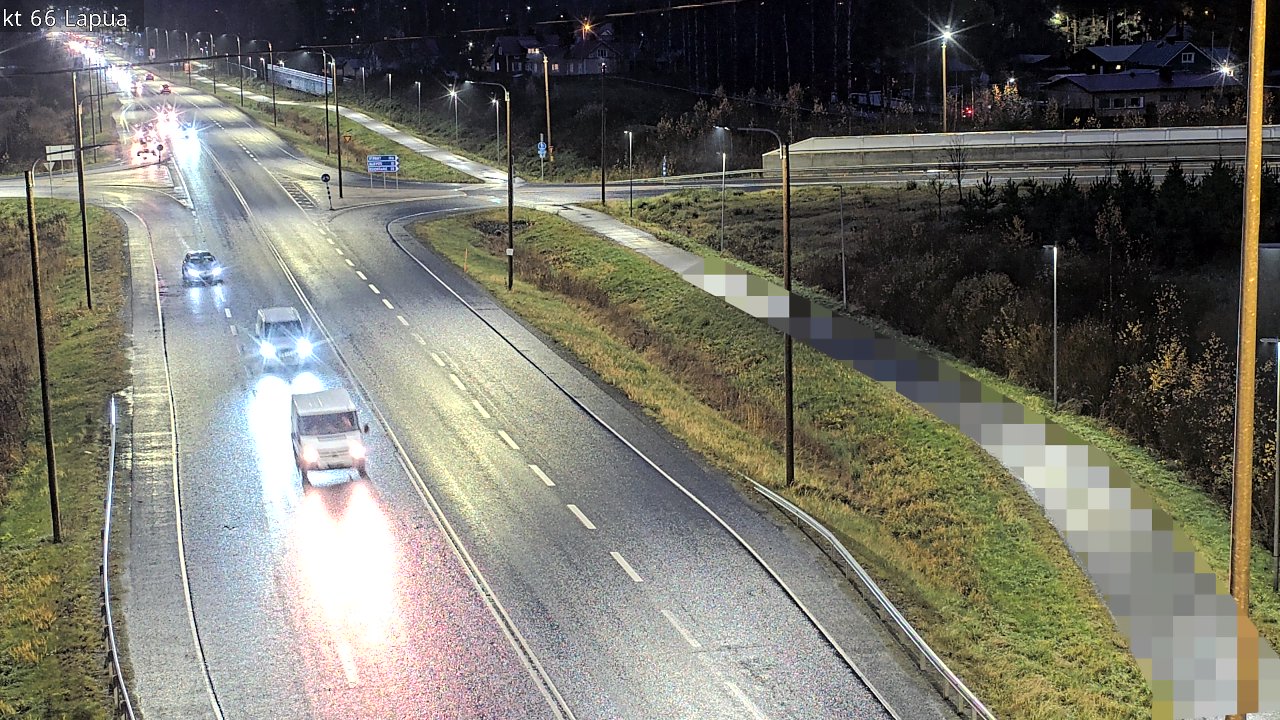 Weather Camera Image Väg 66 Lappo, Lapua, Etelä-Pohjanmaa