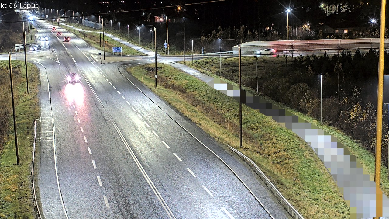 Weather Camera Image Väg 66 Lappo, Lapua, Etelä-Pohjanmaa
