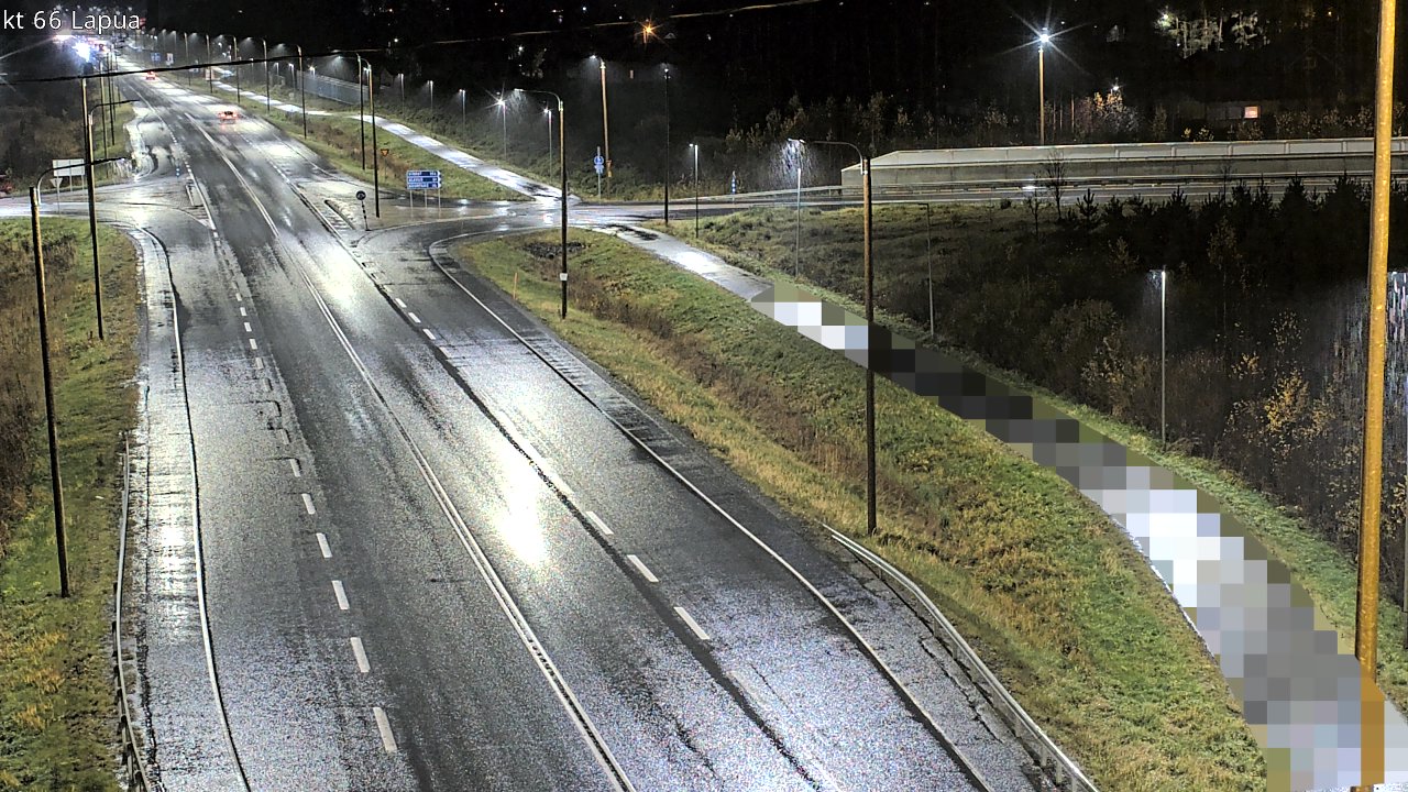 Weather Camera Image Väg 66 Lappo, Lapua, Etelä-Pohjanmaa