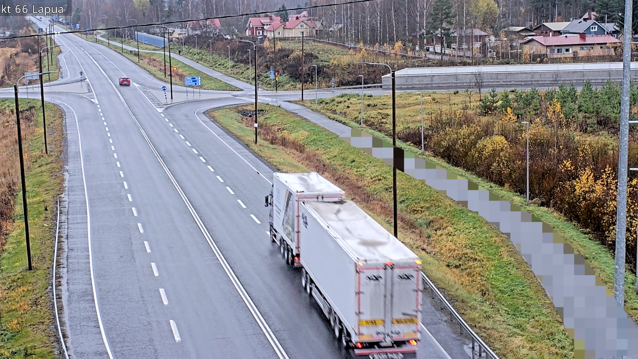 Weather Camera Image Väg 66 Lappo, Lapua, Etelä-Pohjanmaa