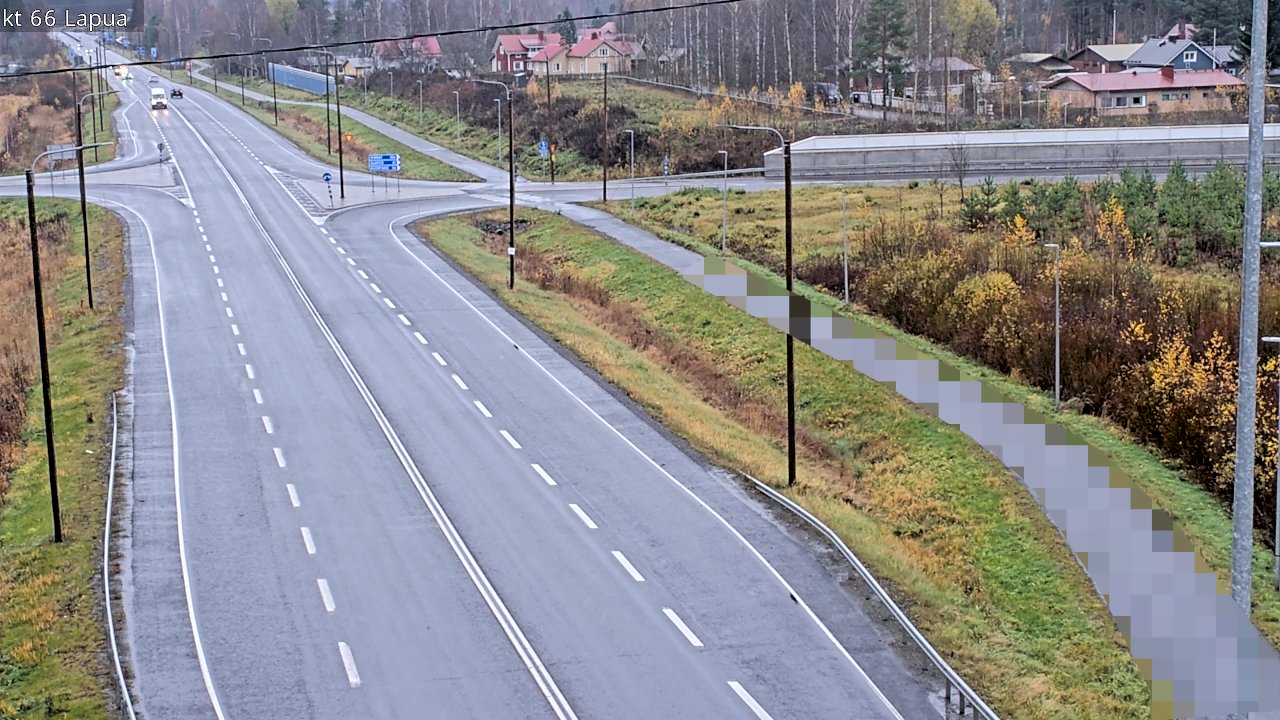 Weather Camera Image Väg 66 Lappo, Lapua, Etelä-Pohjanmaa