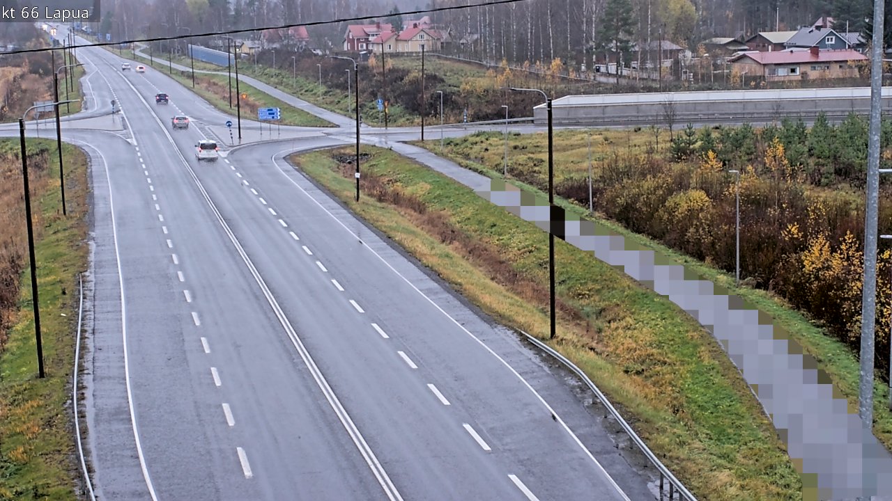 Weather Camera Image Väg 66 Lappo, Lapua, Etelä-Pohjanmaa