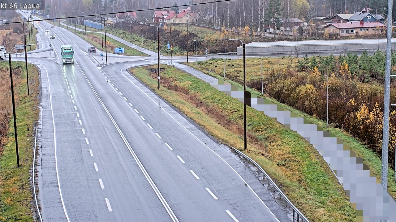 Weather Camera Image Väg 66 Lappo, Lapua, Etelä-Pohjanmaa