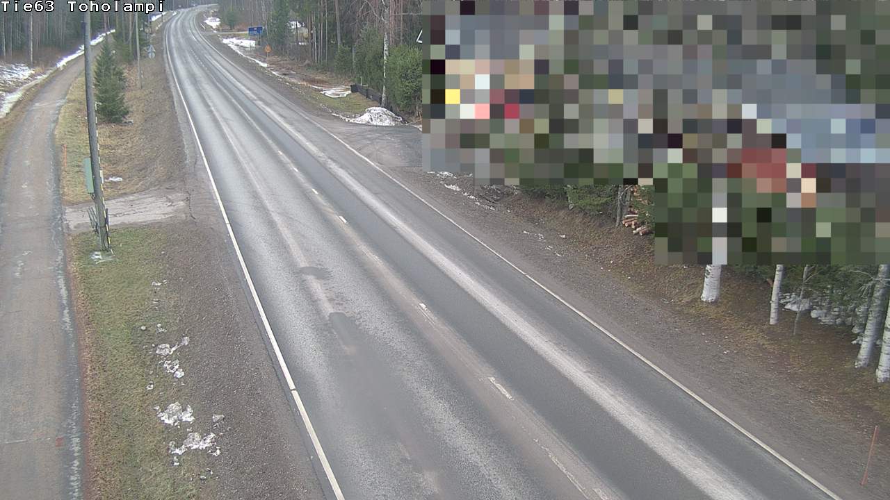 Weather Camera Image Väg 63 Toholampi, Toholampi, Keski-Pohjanmaa
