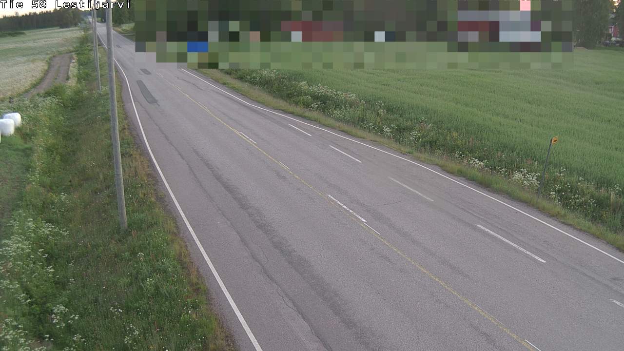 Weather Camera Image Road 58 Lestijärvi, Lestijärvi, Keski-Pohjanmaa