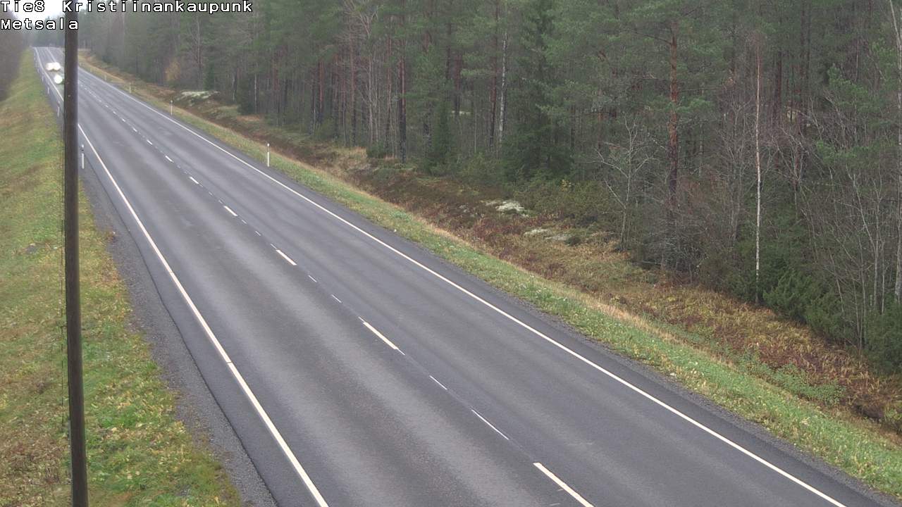 Kelikamerat Kuva Tie 8 Kristiinankaupunki, Metsälä, Kristiinankaupunki, Pohjanmaa