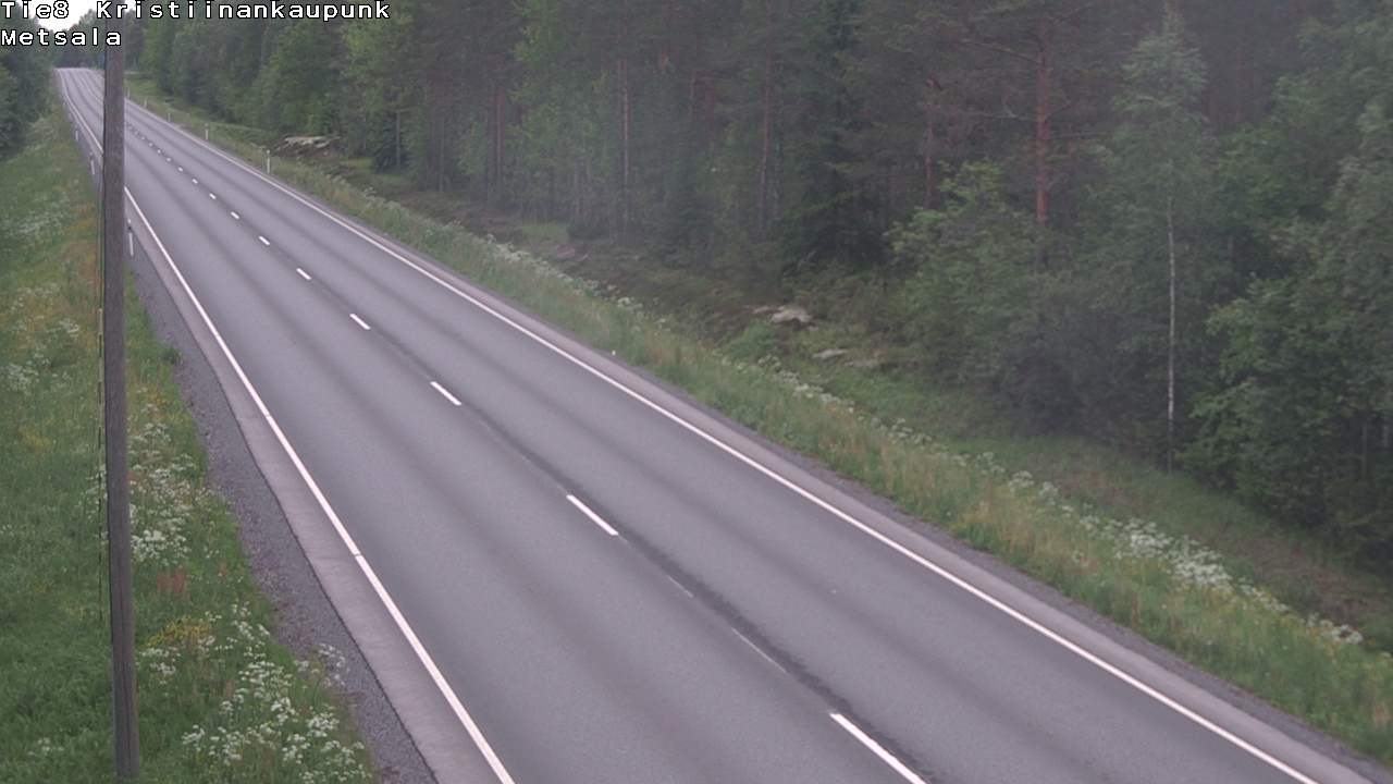 Kelikamerat Kuva Tie 8 Kristiinankaupunki, Metsälä, Kristiinankaupunki, Pohjanmaa