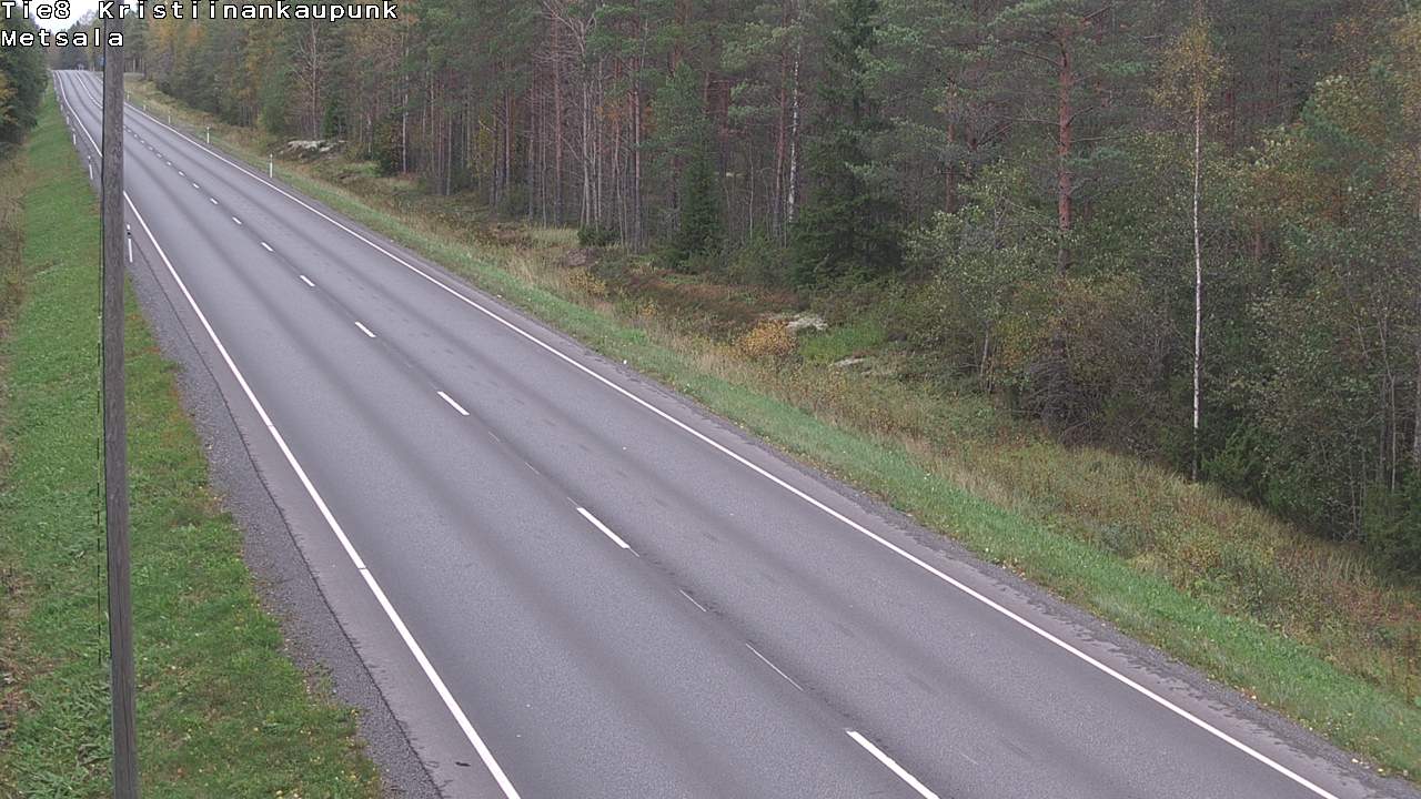 Kelikamerat Kuva Tie 8 Kristiinankaupunki, Metsälä, Kristiinankaupunki, Pohjanmaa