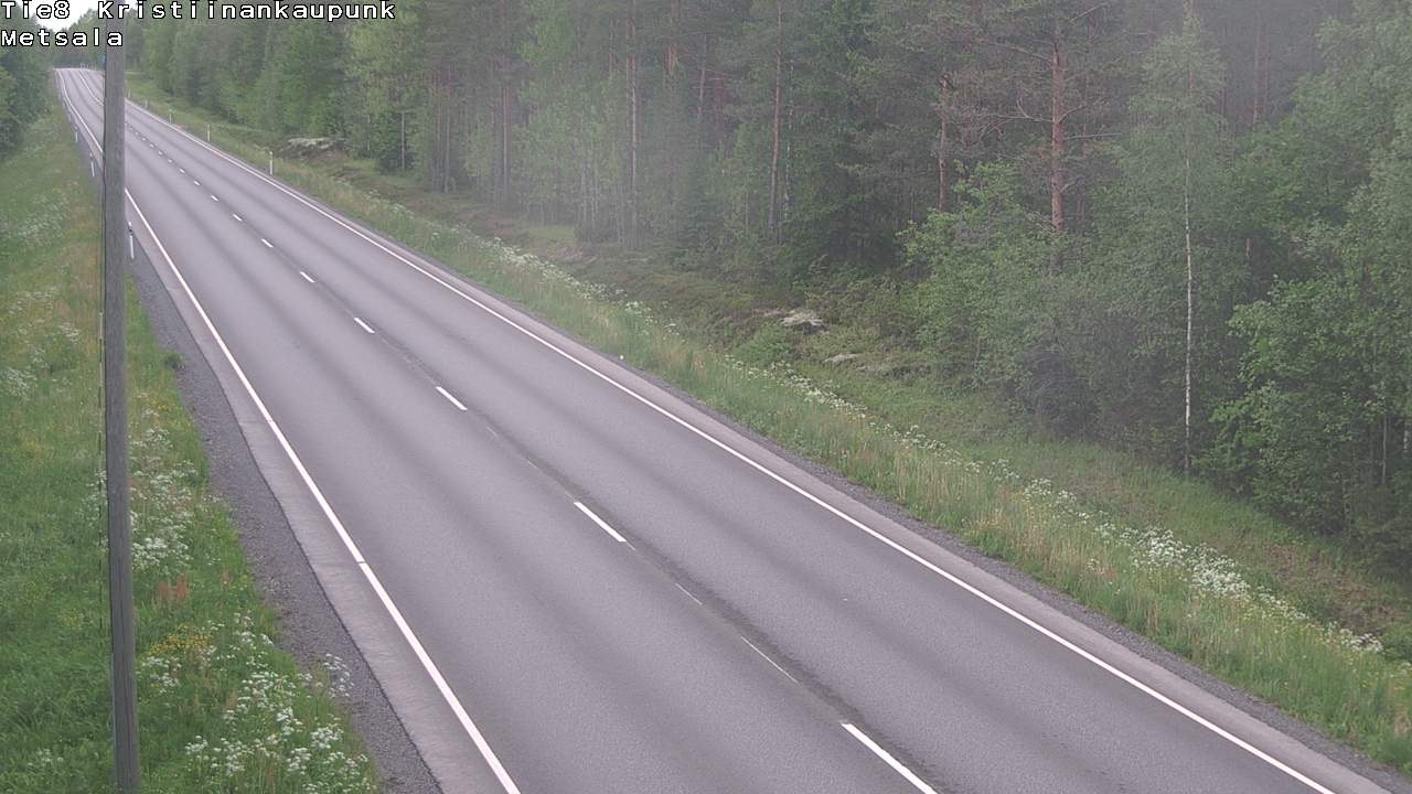 Kelikamerat Kuva Tie 8 Kristiinankaupunki, Metsälä, Kristiinankaupunki, Pohjanmaa
