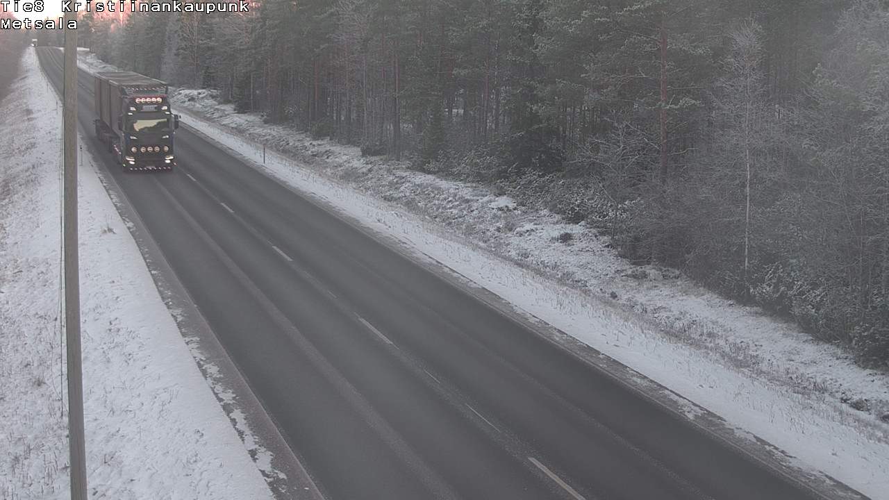 Weather Camera Image Väg 8 Kristinestad, Ömossa, Kristiinankaupunki, Pohjanmaa