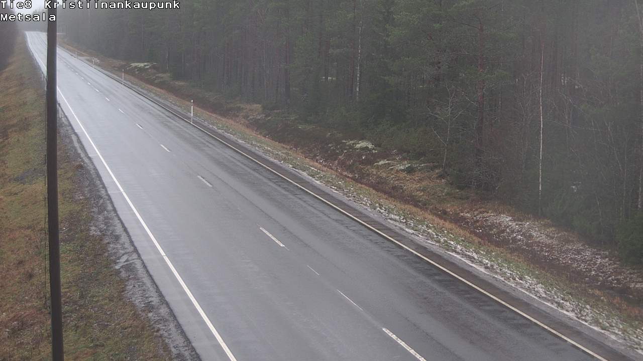 Weather Camera Image Väg 8 Kristinestad, Ömossa, Kristiinankaupunki, Pohjanmaa