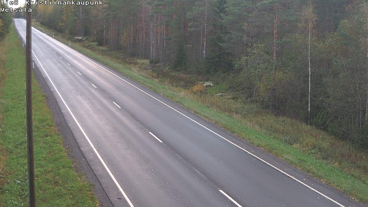 Weather Camera Image Väg 8 Kristinestad, Ömossa, Kristiinankaupunki, Pohjanmaa