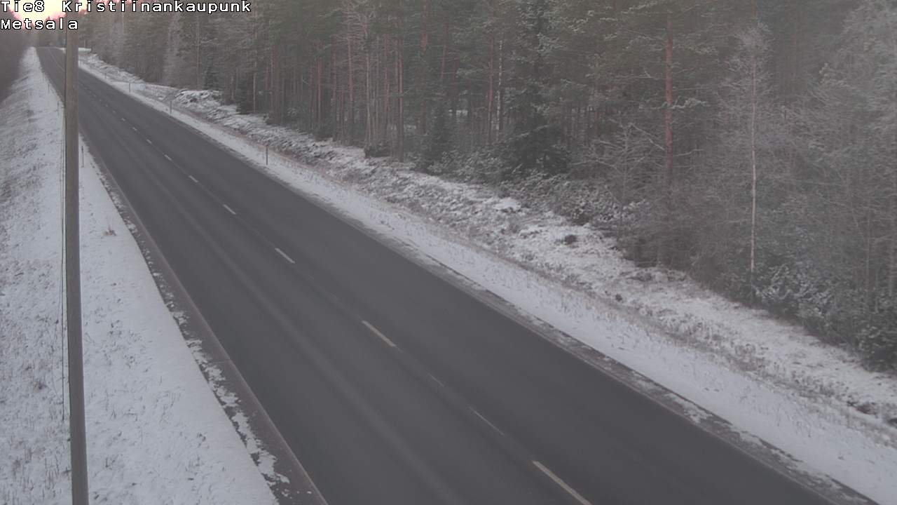 Weather Camera Image Väg 8 Kristinestad, Ömossa, Kristiinankaupunki, Pohjanmaa