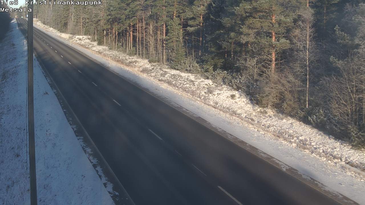 Weather Camera Image Väg 8 Kristinestad, Ömossa, Kristiinankaupunki, Pohjanmaa