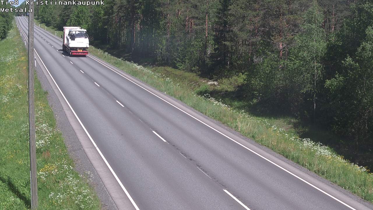 Weather Camera Image Väg 8 Kristinestad, Ömossa, Kristiinankaupunki, Pohjanmaa
