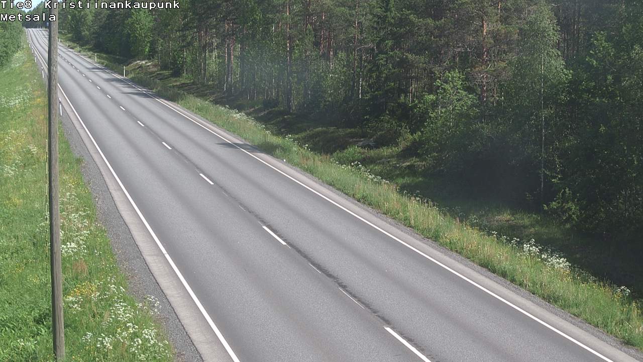 Weather Camera Image Väg 8 Kristinestad, Ömossa, Kristiinankaupunki, Pohjanmaa