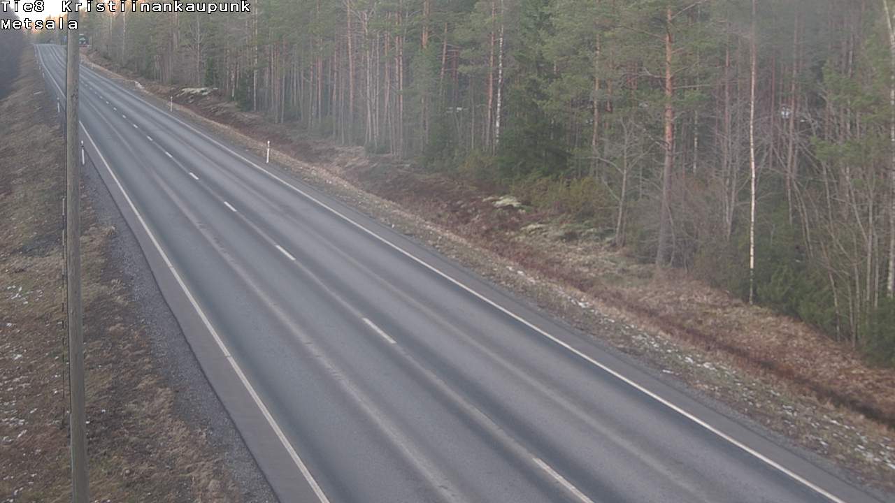 Kelikamerat Kuva Tie 8 Kristiinankaupunki, Metsälä, Kristiinankaupunki, Pohjanmaa