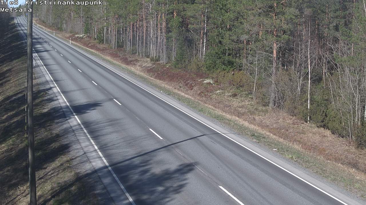 Weather Camera Image Väg 8 Kristinestad, Ömossa, Kristiinankaupunki, Pohjanmaa