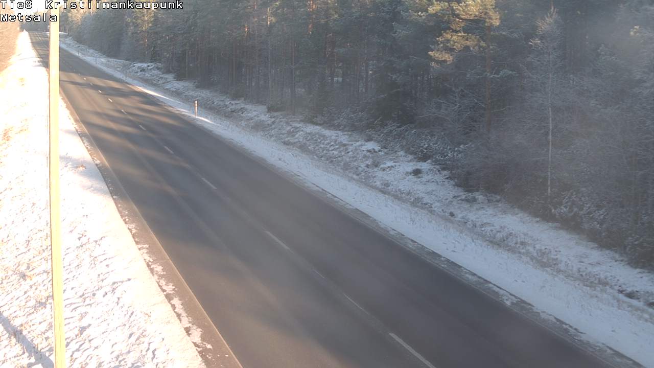 Weather Camera Image Väg 8 Kristinestad, Ömossa, Kristiinankaupunki, Pohjanmaa