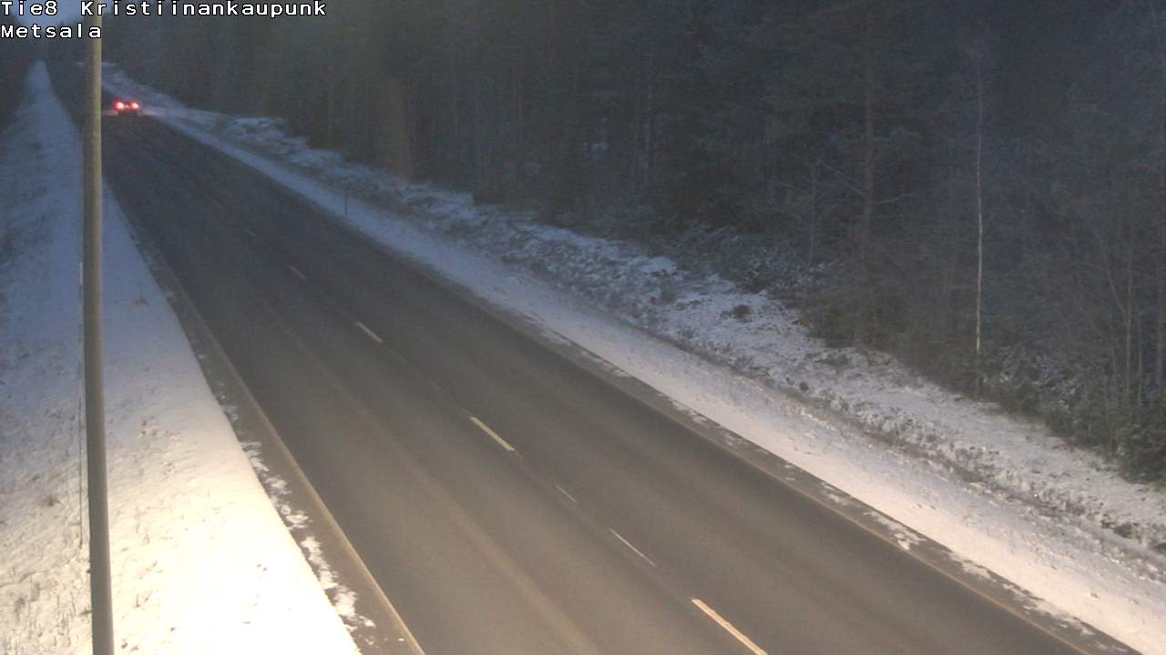 Kelikamerat Kuva Tie 8 Kristiinankaupunki, Metsälä, Kristiinankaupunki, Pohjanmaa