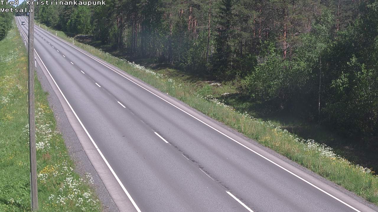 Weather Camera Image Väg 8 Kristinestad, Ömossa, Kristiinankaupunki, Pohjanmaa