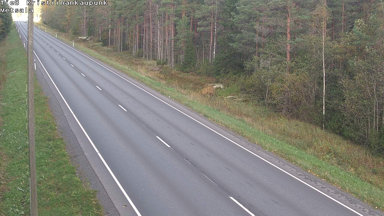 Weather Camera Image Road 8 Kristiinankaupunki Metsälä, Kristiinankaupunki, Pohjanmaa