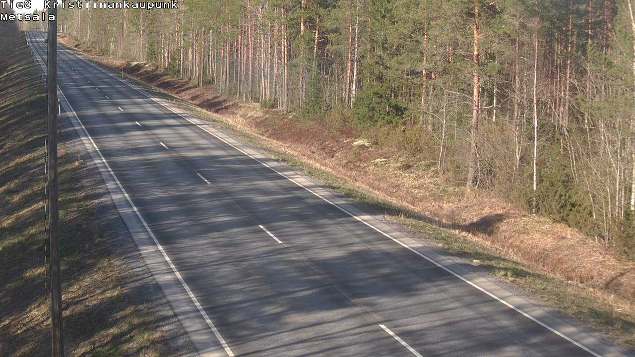 Weather Camera Image Väg 8 Kristinestad, Ömossa, Kristiinankaupunki, Pohjanmaa
