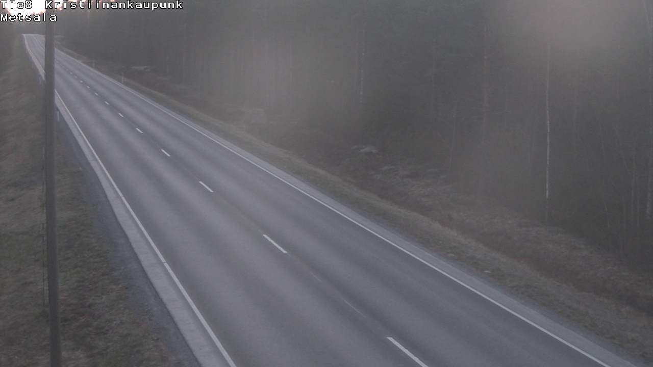 Weather Camera Image Väg 8 Kristinestad, Ömossa, Kristiinankaupunki, Pohjanmaa