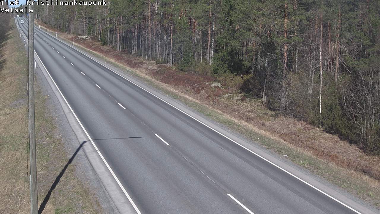 Weather Camera Image Väg 8 Kristinestad, Ömossa, Kristiinankaupunki, Pohjanmaa