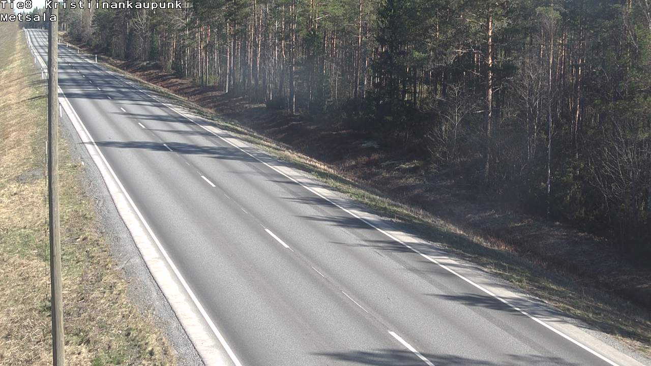 Weather Camera Image Väg 8 Kristinestad, Ömossa, Kristiinankaupunki, Pohjanmaa