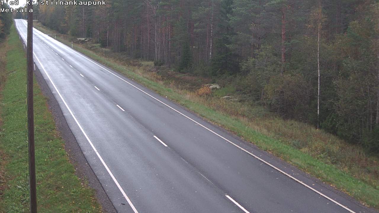 Weather Camera Image Väg 8 Kristinestad, Ömossa, Kristiinankaupunki, Pohjanmaa