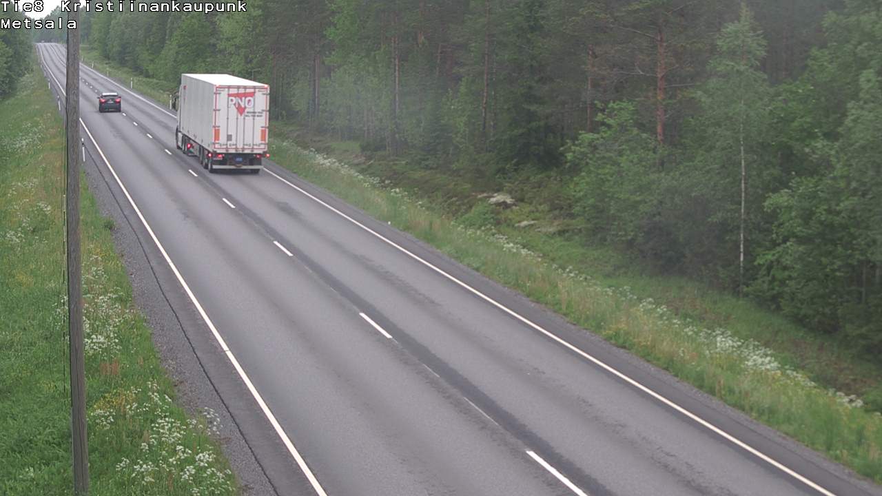 Kelikamerat Kuva Tie 8 Kristiinankaupunki, Metsälä, Kristiinankaupunki, Pohjanmaa