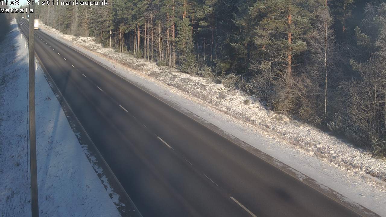Weather Camera Image Väg 8 Kristinestad, Ömossa, Kristiinankaupunki, Pohjanmaa