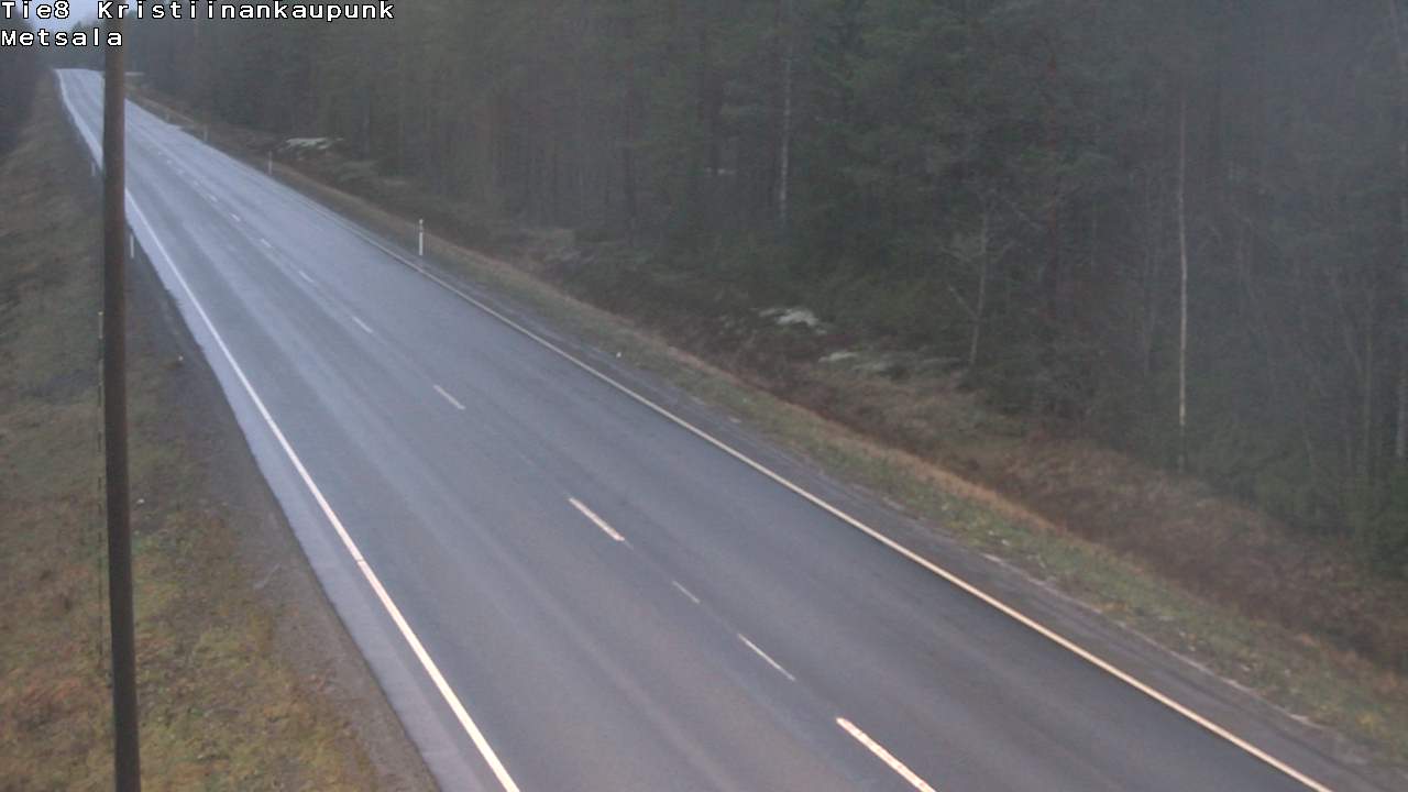 Weather Camera Image Väg 8 Kristinestad, Ömossa, Kristiinankaupunki, Pohjanmaa