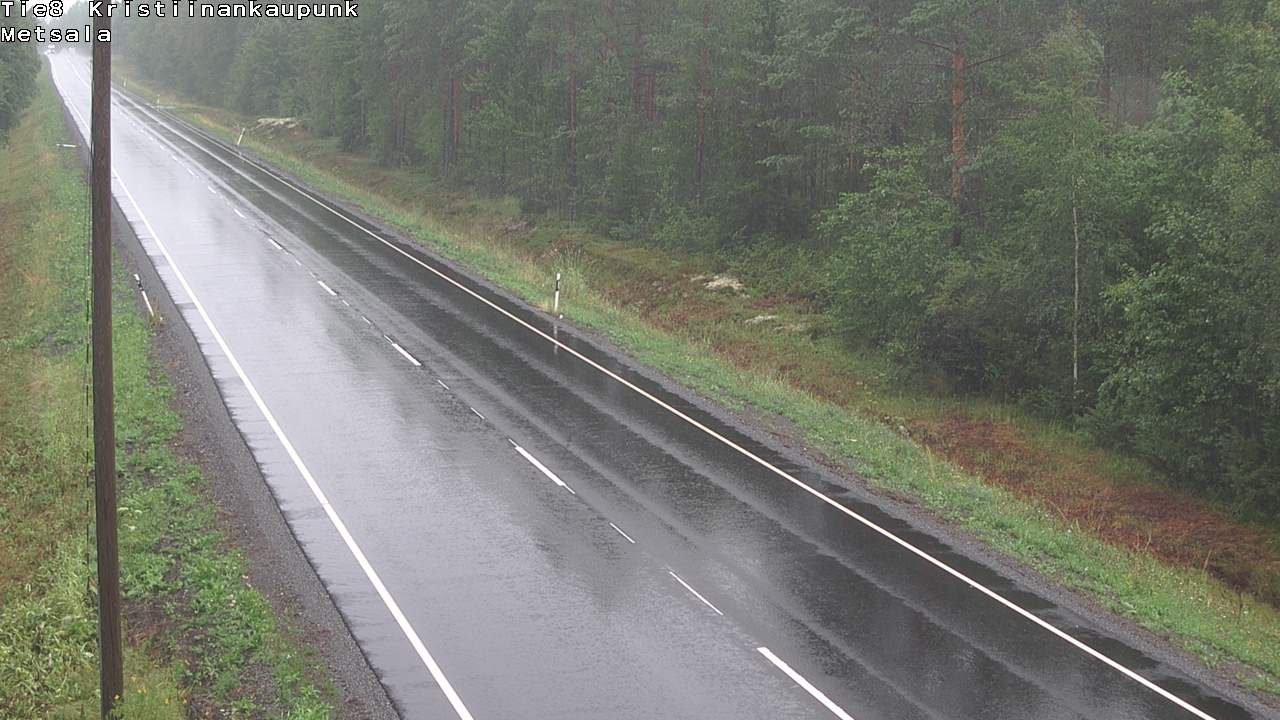Weather Camera Image Road 8 Kristiinankaupunki Metsälä, Kristiinankaupunki, Pohjanmaa