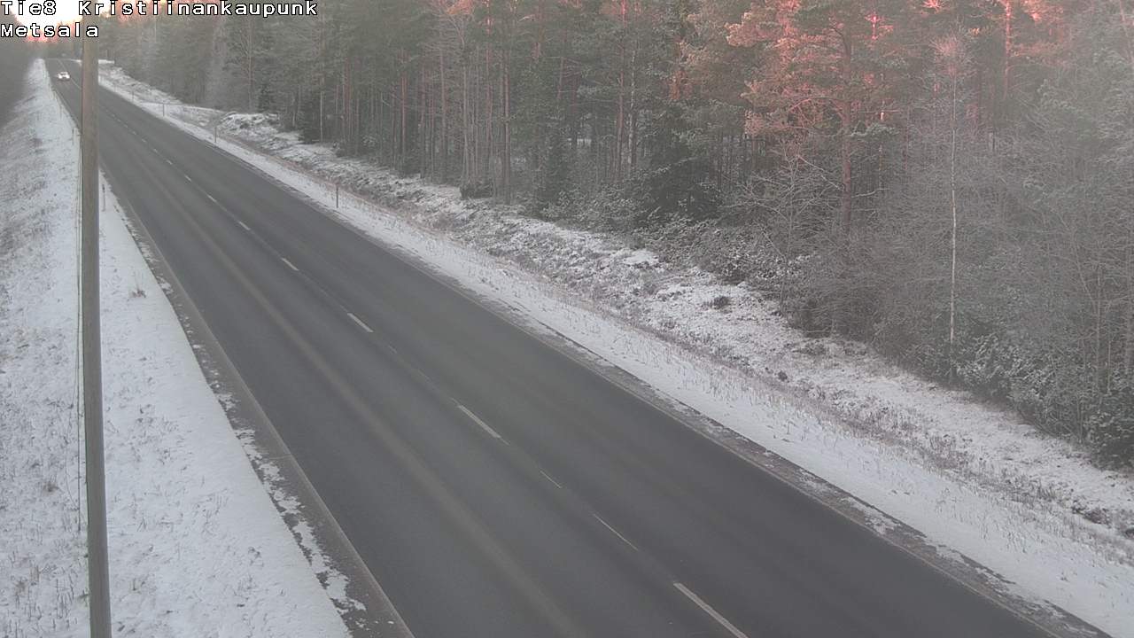 Weather Camera Image Väg 8 Kristinestad, Ömossa, Kristiinankaupunki, Pohjanmaa
