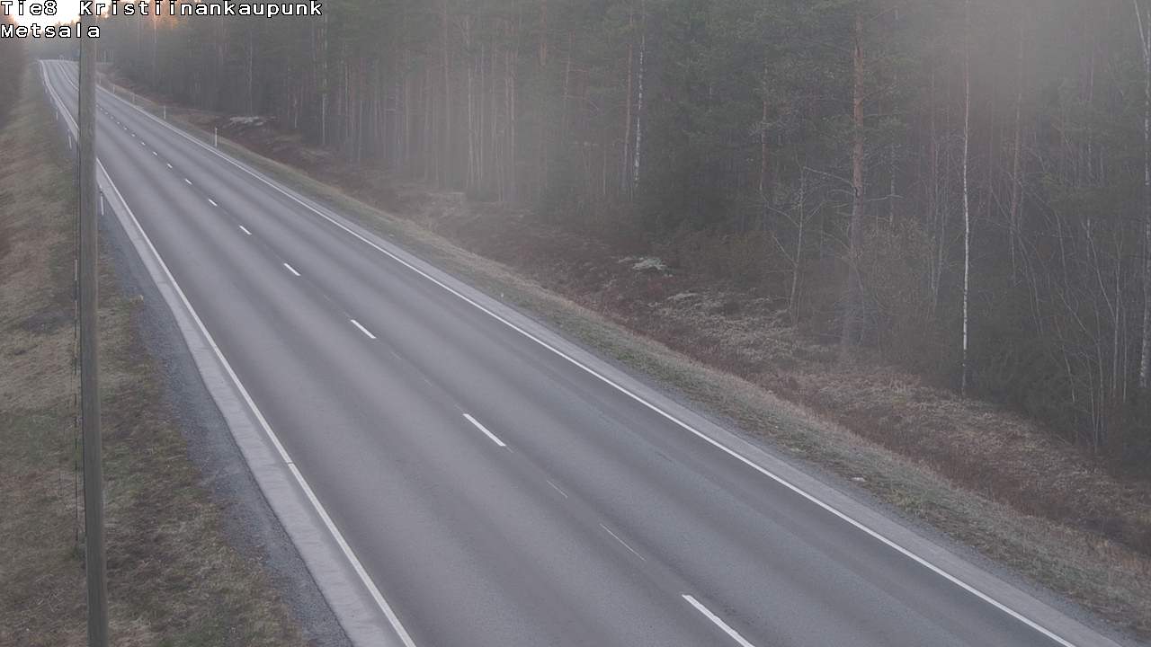 Weather Camera Image Väg 8 Kristinestad, Ömossa, Kristiinankaupunki, Pohjanmaa