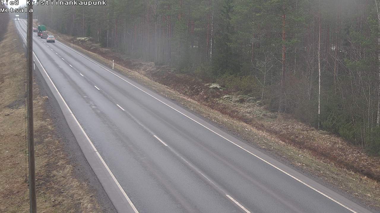 Kelikamerat Kuva Tie 8 Kristiinankaupunki, Metsälä, Kristiinankaupunki, Pohjanmaa