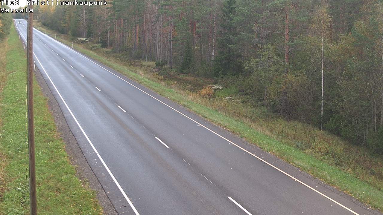 Weather Camera Image Väg 8 Kristinestad, Ömossa, Kristiinankaupunki, Pohjanmaa