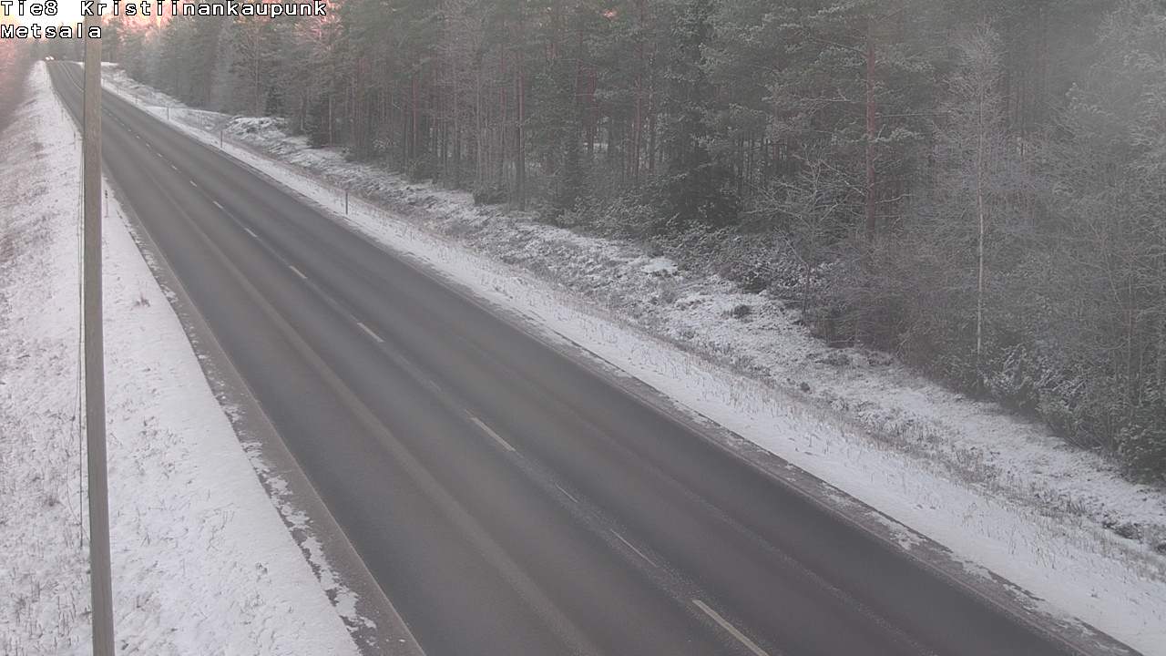 Weather Camera Image Väg 8 Kristinestad, Ömossa, Kristiinankaupunki, Pohjanmaa