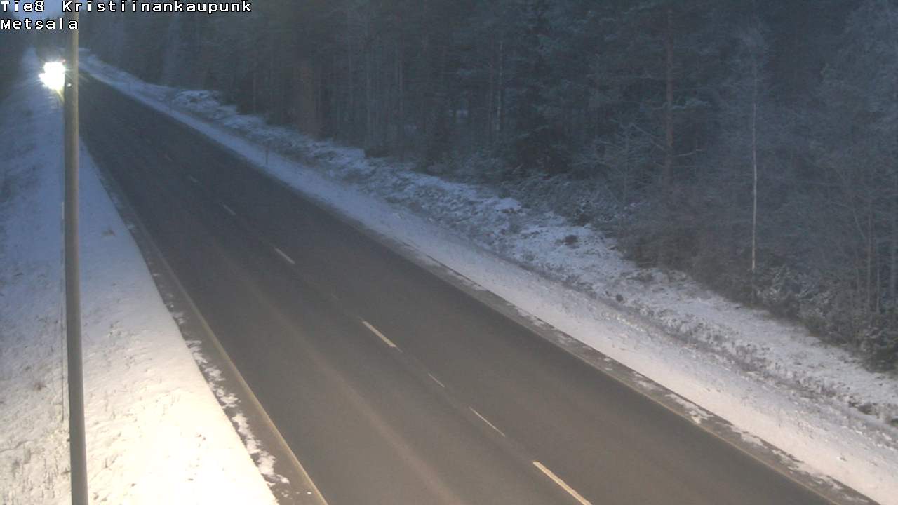 Weather Camera Image Väg 8 Kristinestad, Ömossa, Kristiinankaupunki, Pohjanmaa
