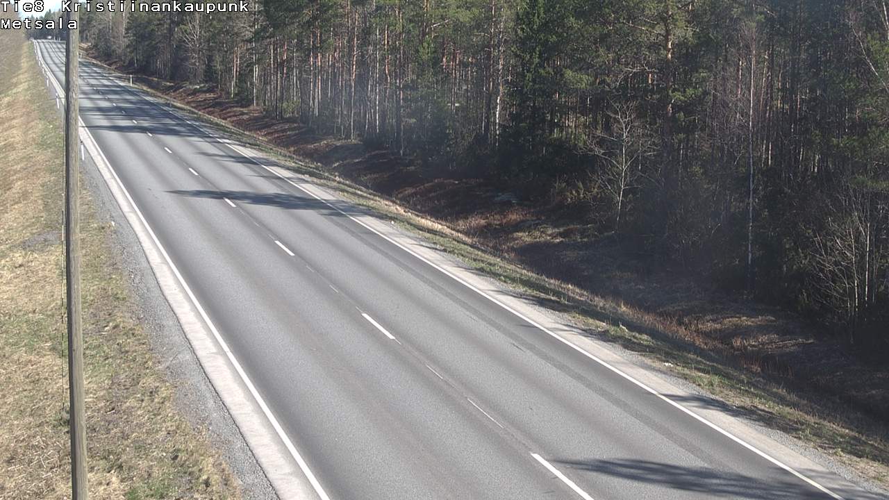 Weather Camera Image Väg 8 Kristinestad, Ömossa, Kristiinankaupunki, Pohjanmaa