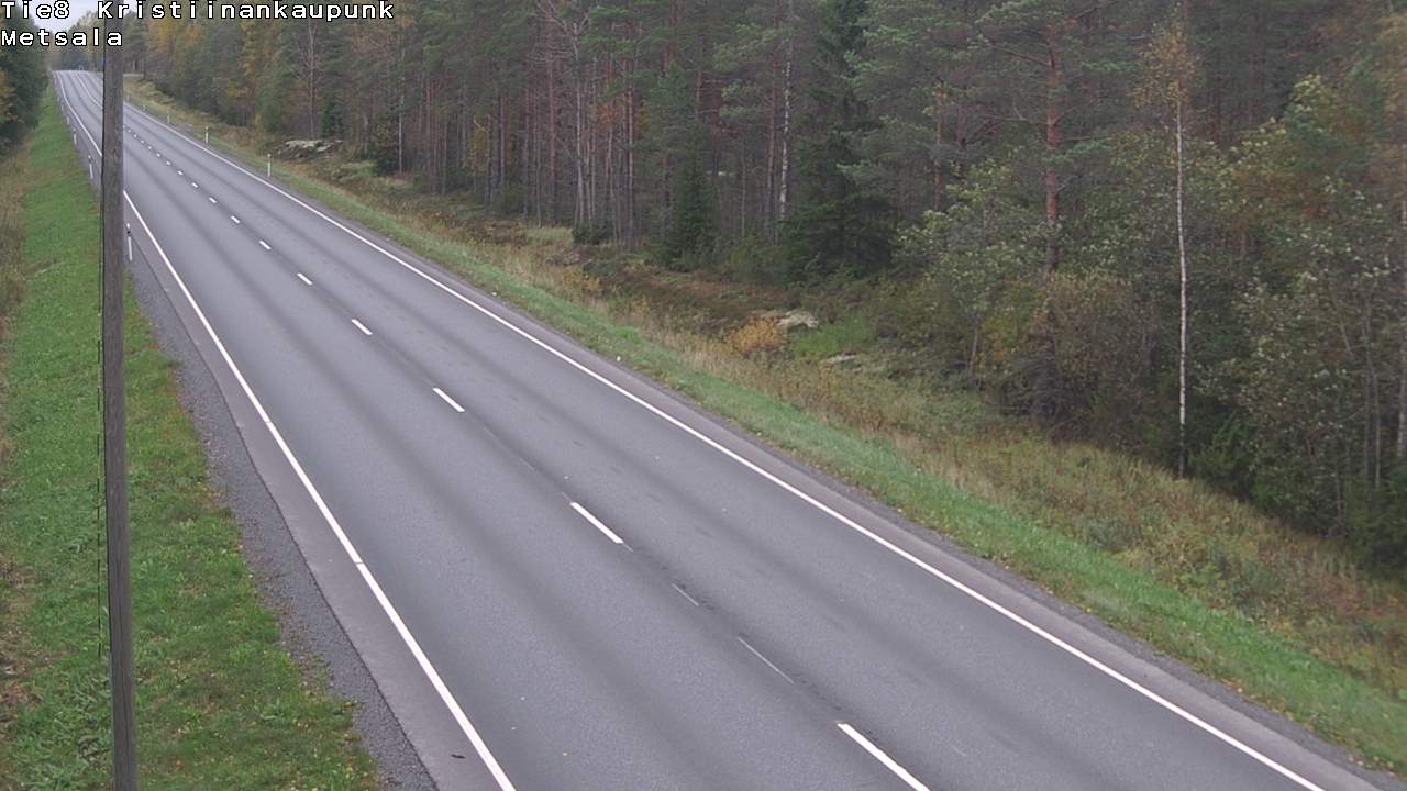 Kelikamerat Kuva Tie 8 Kristiinankaupunki, Metsälä, Kristiinankaupunki, Pohjanmaa