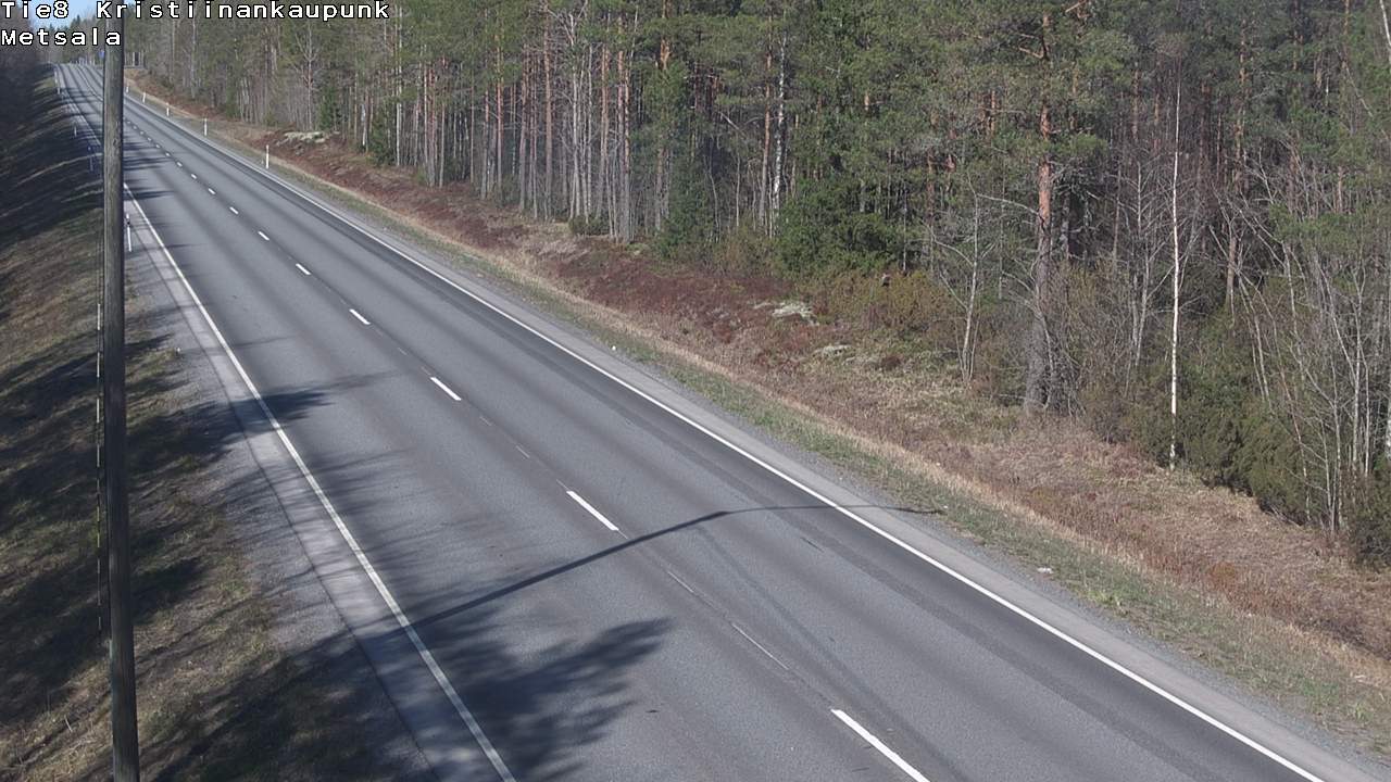 Weather Camera Image Väg 8 Kristinestad, Ömossa, Kristiinankaupunki, Pohjanmaa