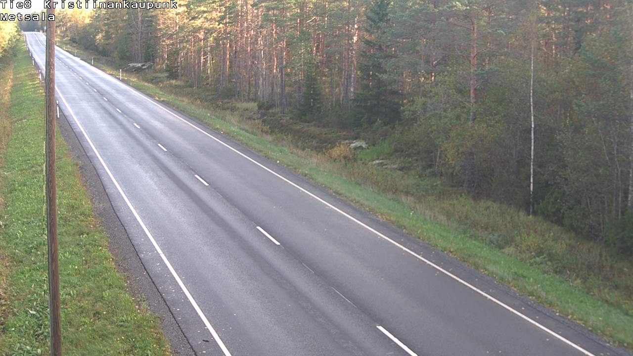 Weather Camera Image Road 8 Kristiinankaupunki Metsälä, Kristiinankaupunki, Pohjanmaa