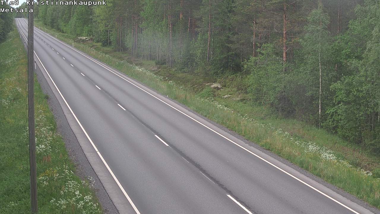 Kelikamerat Kuva Tie 8 Kristiinankaupunki, Metsälä, Kristiinankaupunki, Pohjanmaa