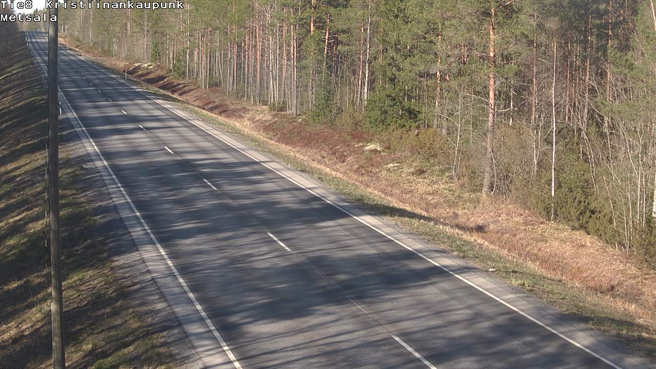 Weather Camera Image Väg 8 Kristinestad, Ömossa, Kristiinankaupunki, Pohjanmaa
